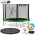 Батут  Hop-Sport 10FT 305 см green с внешней сеткой - фото №6